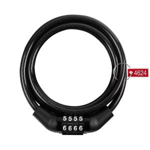 Eslnf(ESLNF) | Khóa Xe Đạp Bằng Cáp Số 4 Chữ Số ESLNF Chống Trầy Xước Chống Cắt Dây Thép Bền Chắc An Toàn Khi Đạp Xe Ngoài Trời