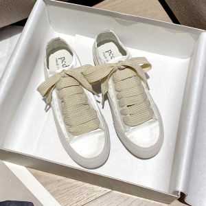 Hong Kong Exclusive Thin Silk Casual Shoes Womens 2025 New Versatile Spring Autumn Canvas Slip-On Loafers round Toe Flat Heel