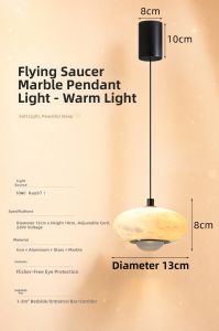 Hand Sweep Adjustable Bedside Chandelier