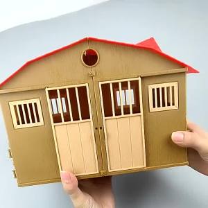 HANYIMOWAN | Mô Hình Động Vật và Cây Cỏ Nông Trại cùng Hàng Rào Trang Trí