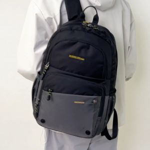 Techdoo Tas Ransel Pria Sekolah Tas Laptop Punggung Cowok Fashion Casual TR729