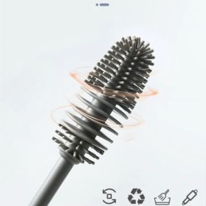 Silicone cleaning cup brush Multifunctional cleaning brush Silicone cleaning brush Long handle cleaning cup brush  Bottle Brush 12.5" Water Bottle Cleaner