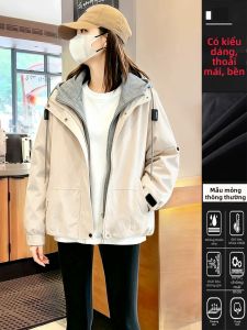 XUNYI | Áo Khoác Lửng Hoodie Mới Mùa Thu