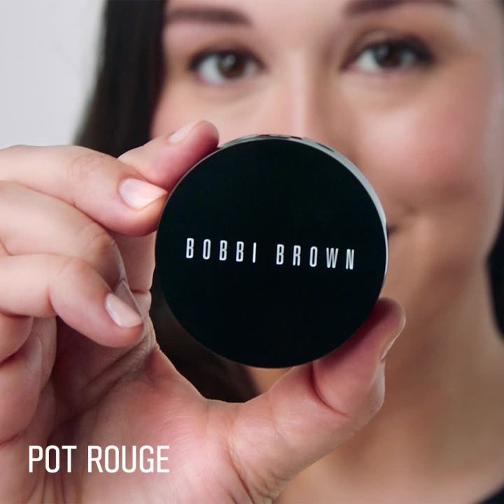 Bobbi Brown Pot Rouge For Lips & Cheeks / Soft Flush Cream Blush, Lip Colour Makeup On The Go Compact With Mirrored Flip Top - Best Seller Makeup