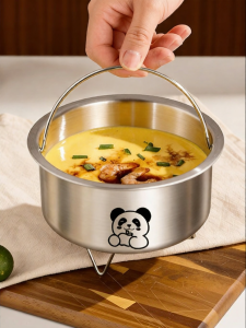 HANXIAO | Food Grade 304 Stainless Steel Baby Safe Steaming Bowl