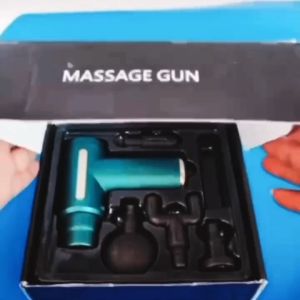 (COD) Massage Gun Deep Alat RelaksasiPijat Fascia Elektrik Pistol Fascia 4-in-1