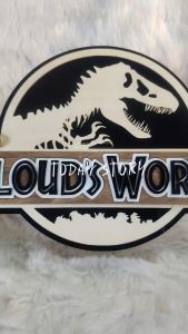 Custom Door Wall Art Name Sign Wood Acrylic | Home Business Logo Store Cart Signage | Cartoon Superheroes Room Decor