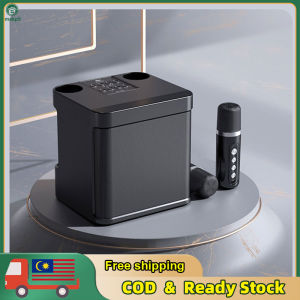 Portable Bluetooth Speaker for Indoor Outdoor Party Karaoke Machine with 2 Wireless Microphone