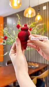 Đèn Lồng Tổ Ong Nhỏ Phụ Kiện Treo Cây Bình Hoa Trang Trí Lễ Tết TTNT01