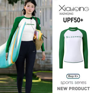 New Womens Surf Suit Long Sleeve Wetsuit Quick Dry Conservative Slimming Scuba Diving Suit Floatation Suit Mother Shark Skin