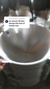 Wajan cekung no 24 kuali katel Jumbo buat pesta atau hajatan Alumunium cor tebal berkualitas dan murah khas Tasikmalaya