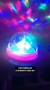 Lampu Disko LED Lampu Disco Putar Dexicon Rotate Full Colour Warna Warni Lampu Rotasi Putar Rotate