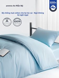 Anmino | Bộ Đồ Giường Chống Khuẩn Mạt Sáu Miếng Cotton