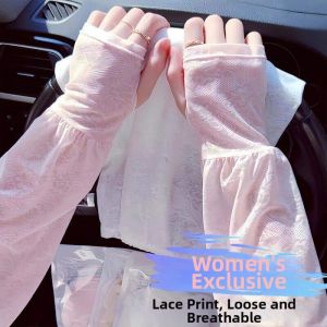 rosekey | Breathable Soft Cooling Lace Ice Sleeves Summer Thin