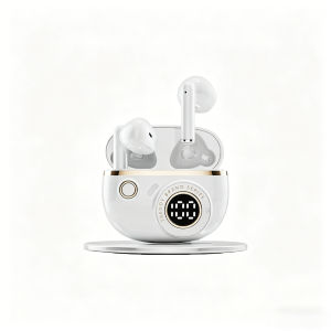 Wireless TWS In-ear Headphones Noise Isolation Bluetooth 5.4 Earphones Premium Sound Built-in Mic Low Latency for Gaming Videos