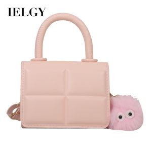 IELGY Influencer Texture Bag Female Bag 2023 New Female Bag Summer Popular All-Match Messenger Bag Mini Portable Small Square Bag