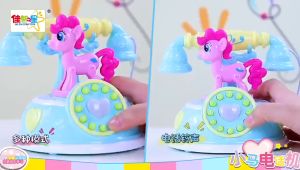 Musical Horse Pony Telephone Baby Early Montessori Learning Girls Toddler Toys Light & Song Mainan Budak Perempuan Murah