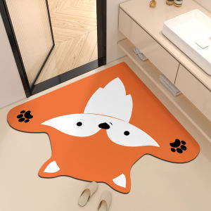 VIKAMA Wear-resistant toilet floor mat anti-skid bathroom mat dirt-resistant porch door mat corridor aisle mat