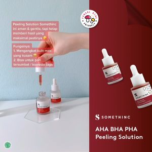 SOMETHINC AHA BHA PHA Peeling Solution 20ml - Serum Eksfoliasi Peeling Tumpas Komedo (Pemula)