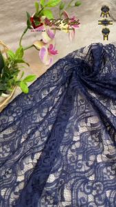 [0.5 METER] KAIN BROKAT LOKAL PREMIUM - Bahan Premium Halus - Lebar 1.5 Meter