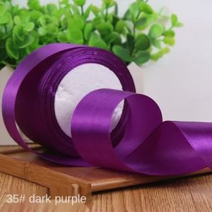 25Yards/Roll Silk Satin Ribbons Wedding Birthday Party Decorative Christmas Belt DIY Crafts 6mm 10mm 15mm 20mm 25mm 40mm 50mm