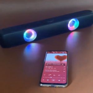 ZEVAN SoundBar Speaker Bluetooth Super Bass 5.0 HD Audio Box Musik Wireless Stereo Lampu LED RGB