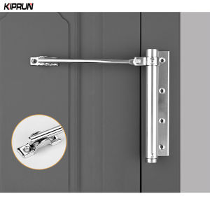 KIPRUN Adjustable Door Closer Stainless Steel Automatic Door Closers Invisible Door Springs Buffer Door Closers Household Simple Door Closers 45kg