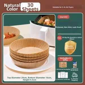 LIEHUFU | Air Fryer Specific Oil Absorption Baking Paper Food Grade