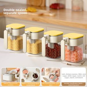 PAKCHOICE | Kitchen Spice Storage Set Sealed Organization