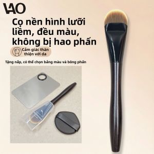 VAO | Crescent-Shaped Flat Color Palette Sponge Makeup Artists Foundation Brush Set