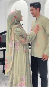 Family Set Couple by Soekha Premium Rayyanza Series Exclusive Digital Printing Baju Muslim Keluarga