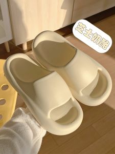 รองเท้าแตะพื้นหนาสำหรับใส่ในบ้านและกลางแจ้งในฤดูร้อนสำหรับผู้หญิง ส้นแบน สวมใส่สบาย ผลิตจาก EVA รองเท้าแตะสำหรับใส่ในบ้าน