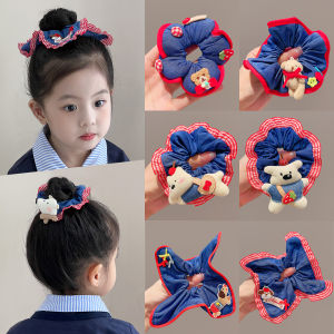 Cute Denim Hair Ties And Hair Bands for Girls Childrens Accessory High Value Bowknot Headwear for Girls Child Fashion