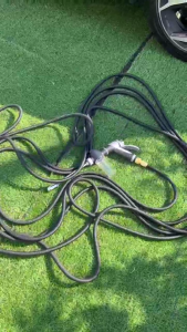 "FREE Water Gun Nozzle + Full Stretchable Hose Set with Freebies!"