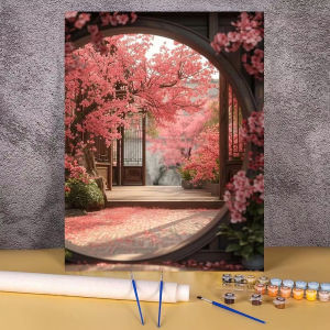 Bộ Tranh Acrylic Tô Theo Số Dành Cho Người Lớn Tranh Phong Cảnh Kiến Trúc Đồ Trang Trí Nhà Cửa Tự Làm Quà Tặng Kèm Ảnh