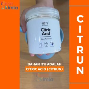 Citrun 1 KG - Citric Acid - Biang Sitrun Pembersih Multifungsi - Pembersih Noda Pakaian