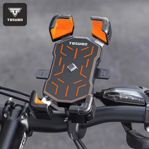 TOSUOD Bike Phone Mount 360° Rotatable Phone Holder For Mountain Bike Moto Motorcycle Stand Bracket Non-slip Cycling