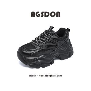 Agsdon | Thick Soles Platform Breathable Mesh Womens Summer Sneakers