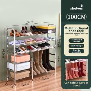 Creative Stainless Dustproof Shoe Rack 3 Layers