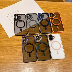 MagSafe Phone Case Anti Drop For iPhone 17 Air 18 16E 16 15 14 13 12 11 Pro Max Clear Magnetic Protection Hard Cases Back Cover Shockproof