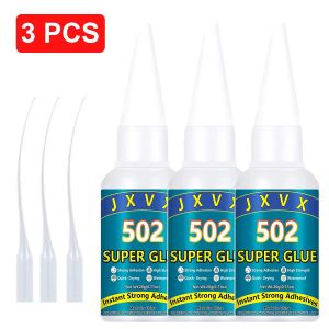1-5pcs 502 Liquid Super Glue Plastic Ceramic Rubber Metal Glass Cyanoacrylate AdhesiveHardware Store 502 Instant Strong Glue