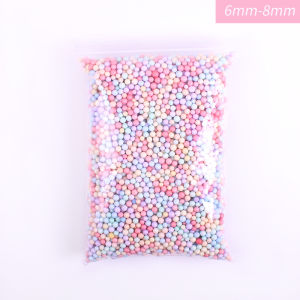 Macaron Colored Round Particles Foam Balls Christmas Decoration