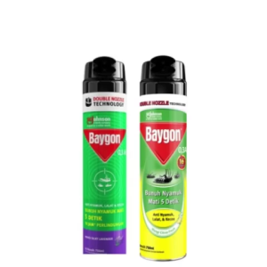 BAYGON AEROSOL SILKY LAVENDER AND CITRUS FRESH 750ML