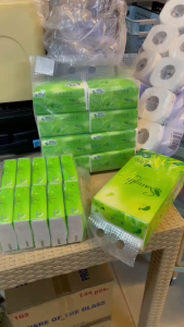 Merkon Facial Tissue Set of 10 pack x 300 sheets SOMYTH green tea 3-ply #CZ024 high quality Tissue