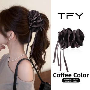 TFY | Satiny Cloudy Bubble High Ponytail Clamp for Full Rear Skull Appearance