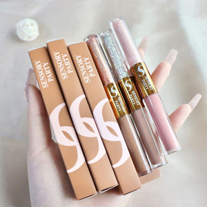 Clara. Clara. Double Head Shiny Pearlescent Matt Liquid Eye Shadow Velvet Fog Eyeshadow Stick Contour Blush Silkworm Glitter Eye Cosmetics