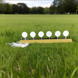 Close-range Applicable Pull-rope Reset 6-piece Up & Down Target Frame Shooting Practice Metal Target