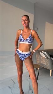 2025 Summer New Womens Leopard Print Traceless and Steel Rim Bra Adjustable Shoulder Strap Back Womens Underwear Set