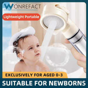 Premium Newborn Baby Showerhead Water Purifier Filter 3 Modes Gentle Handheld Shower Head With Nano Cartridge
