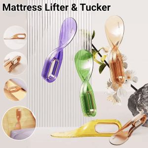 Bed Sheet Arranging And Securing Tool Household Bed Sheet Tucker Mattress Lifter Non-Slip Laborsaving Bedsheet Change Helper